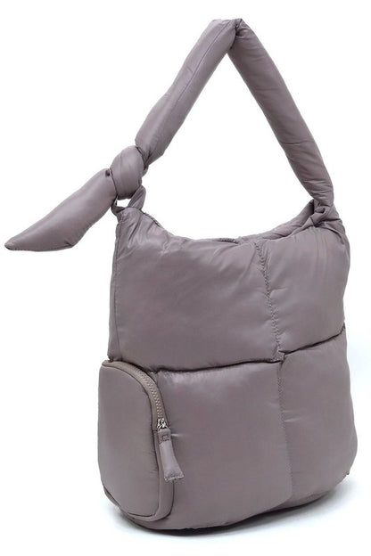 Soft Puffy Shoulder Bag Hobo