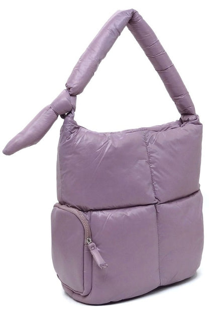 Soft Puffy Shoulder Bag Hobo