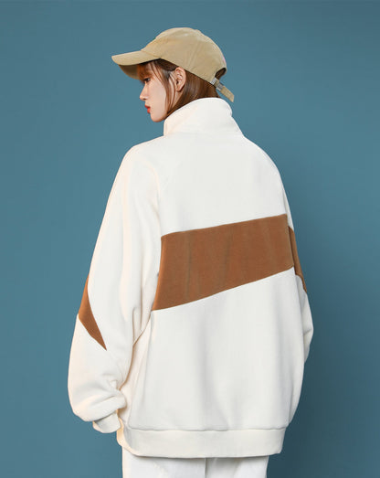 Quarter Zip Up Sweatshirt