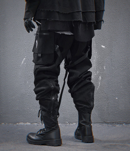 HiP46 Black NX Cargo Pants