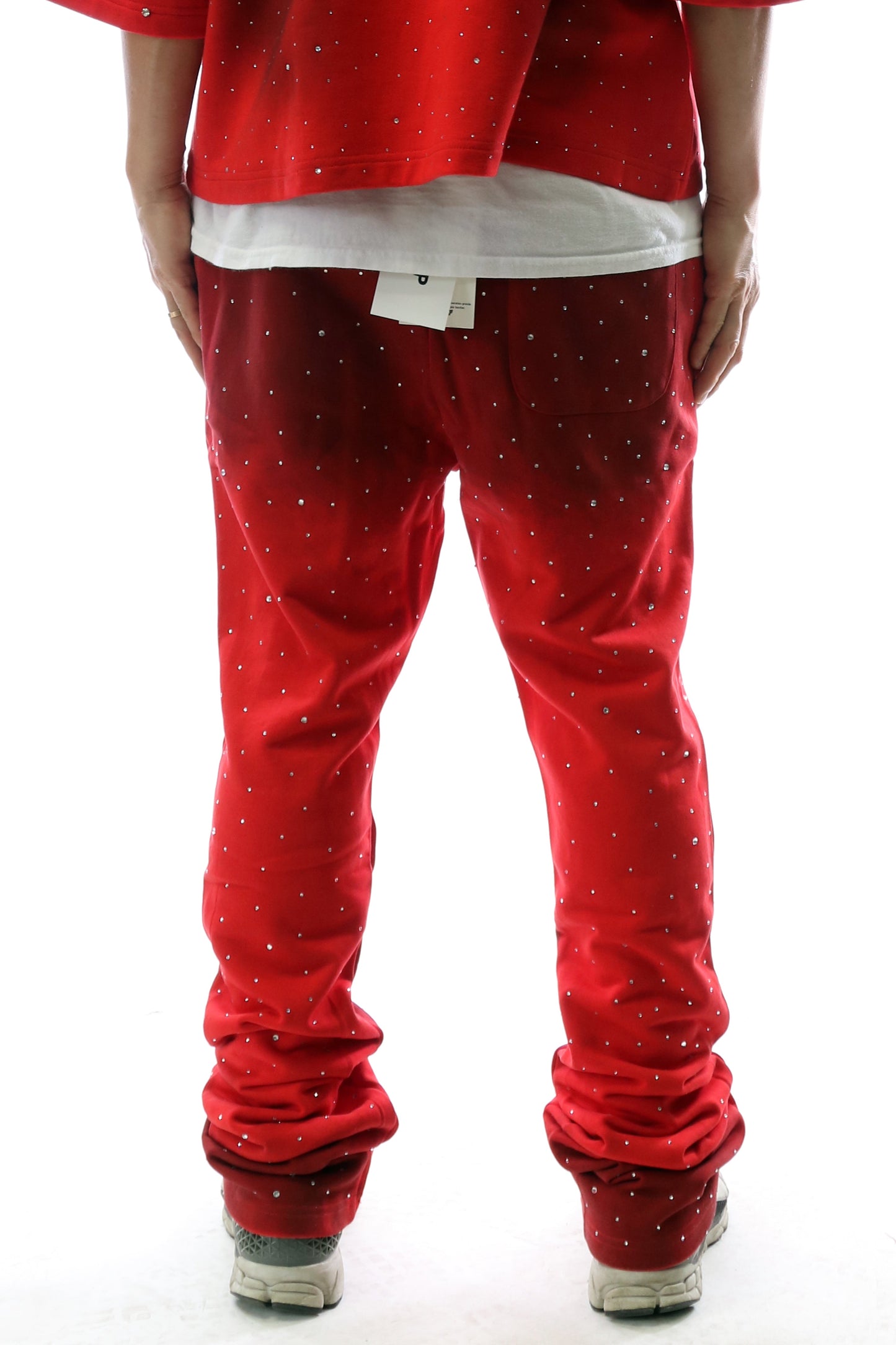 Washed French Terry Stacked Jogger Pants