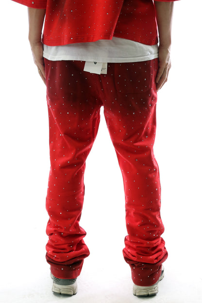 Washed French Terry Stacked Jogger Pants