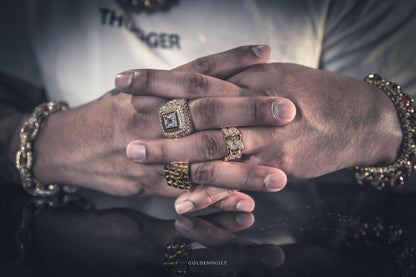 Championship Ring - 18K Gold Plated