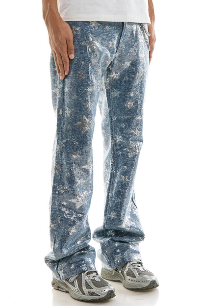 Star Spangle Slim Flare Denim