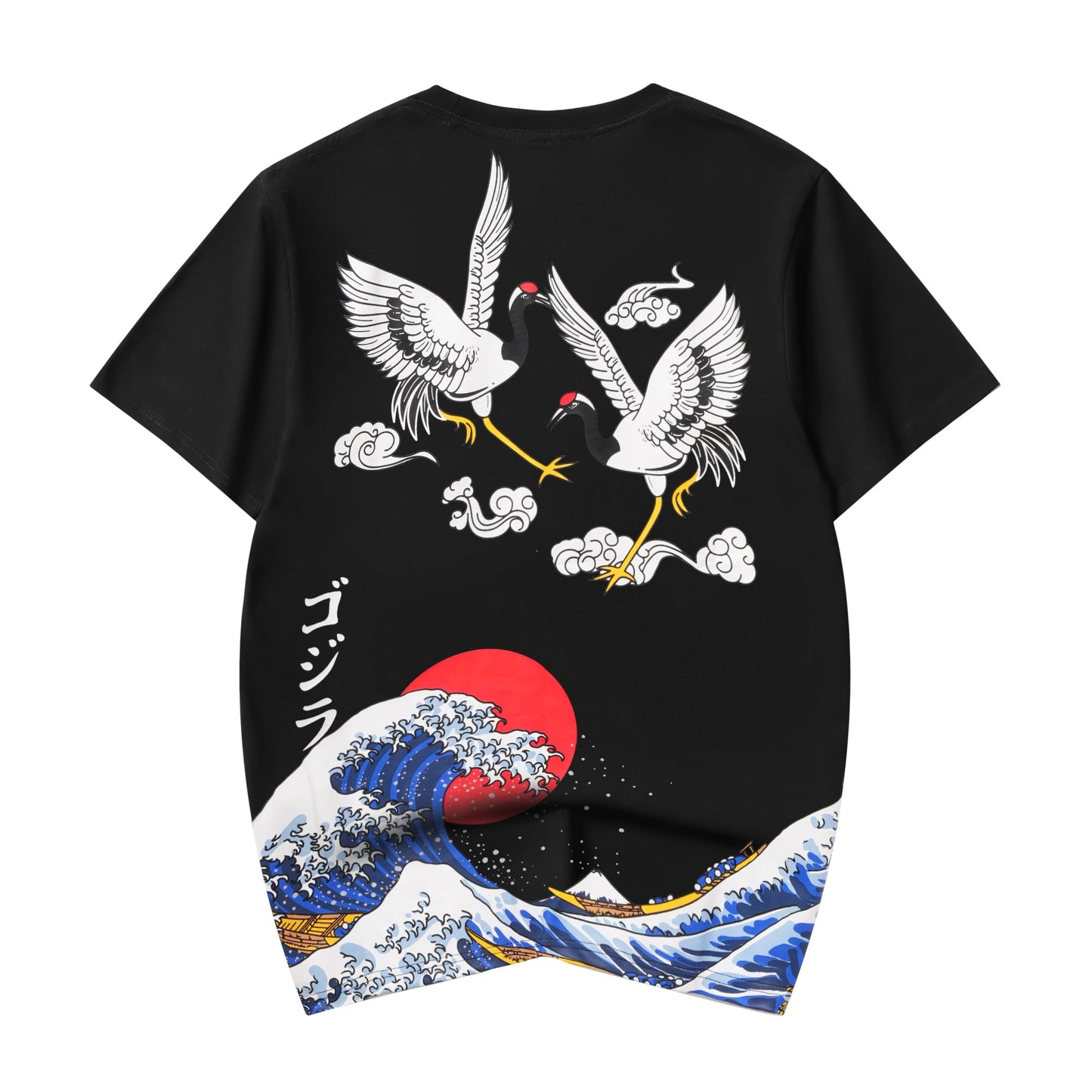 Crane and Waves Tee