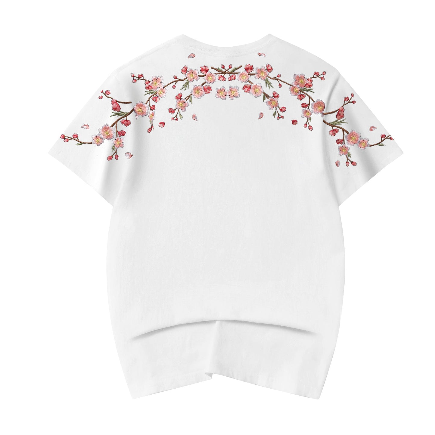 Sakura Flowers Embroidered Tee