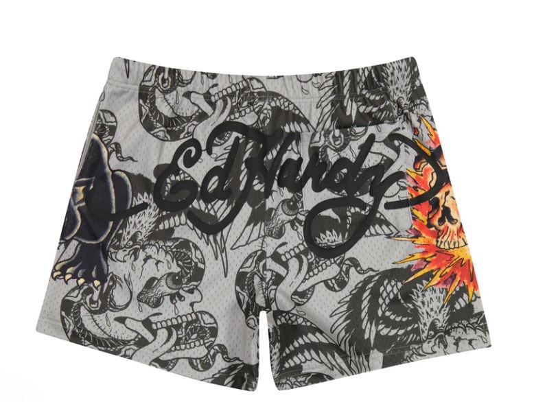 PANTHER/SKULL/DRAGON MENS MESH SHORT