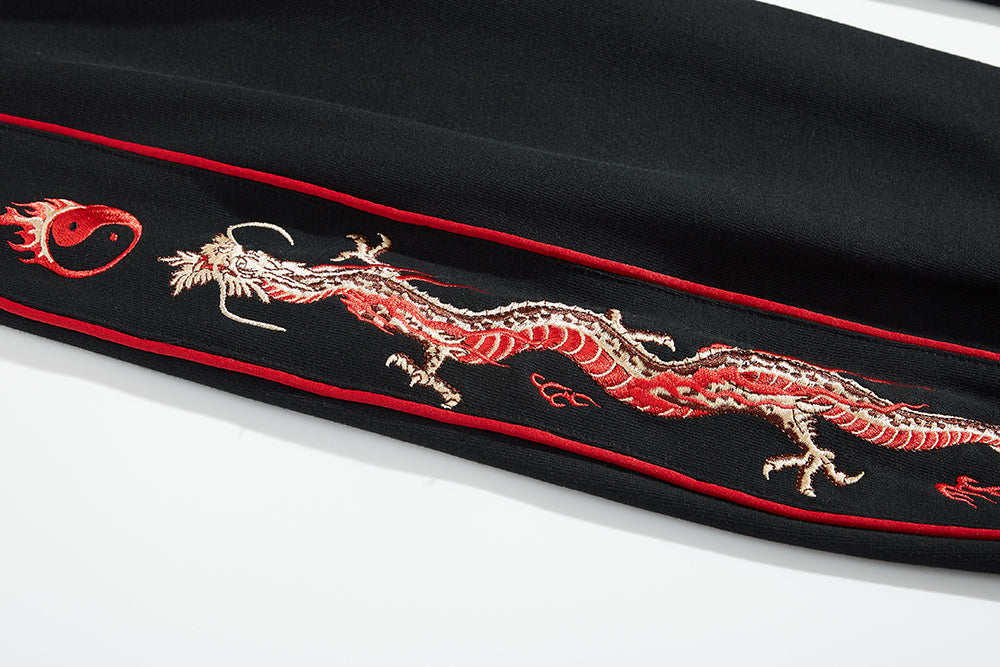 Dragon Embroidery Joggers