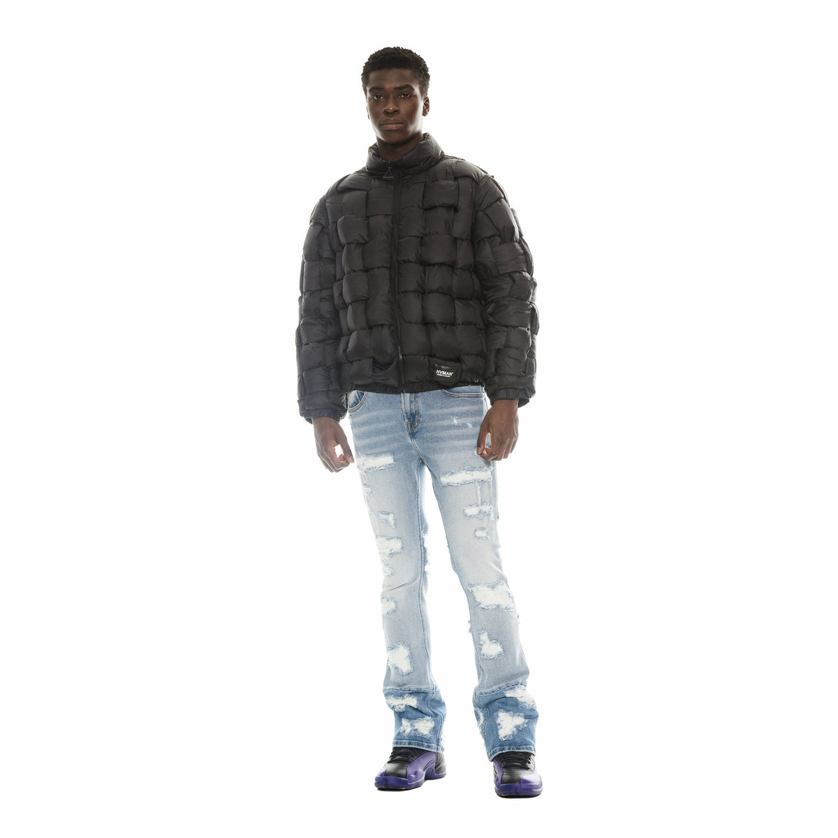 Quilted Nylon Puffer Jacket
