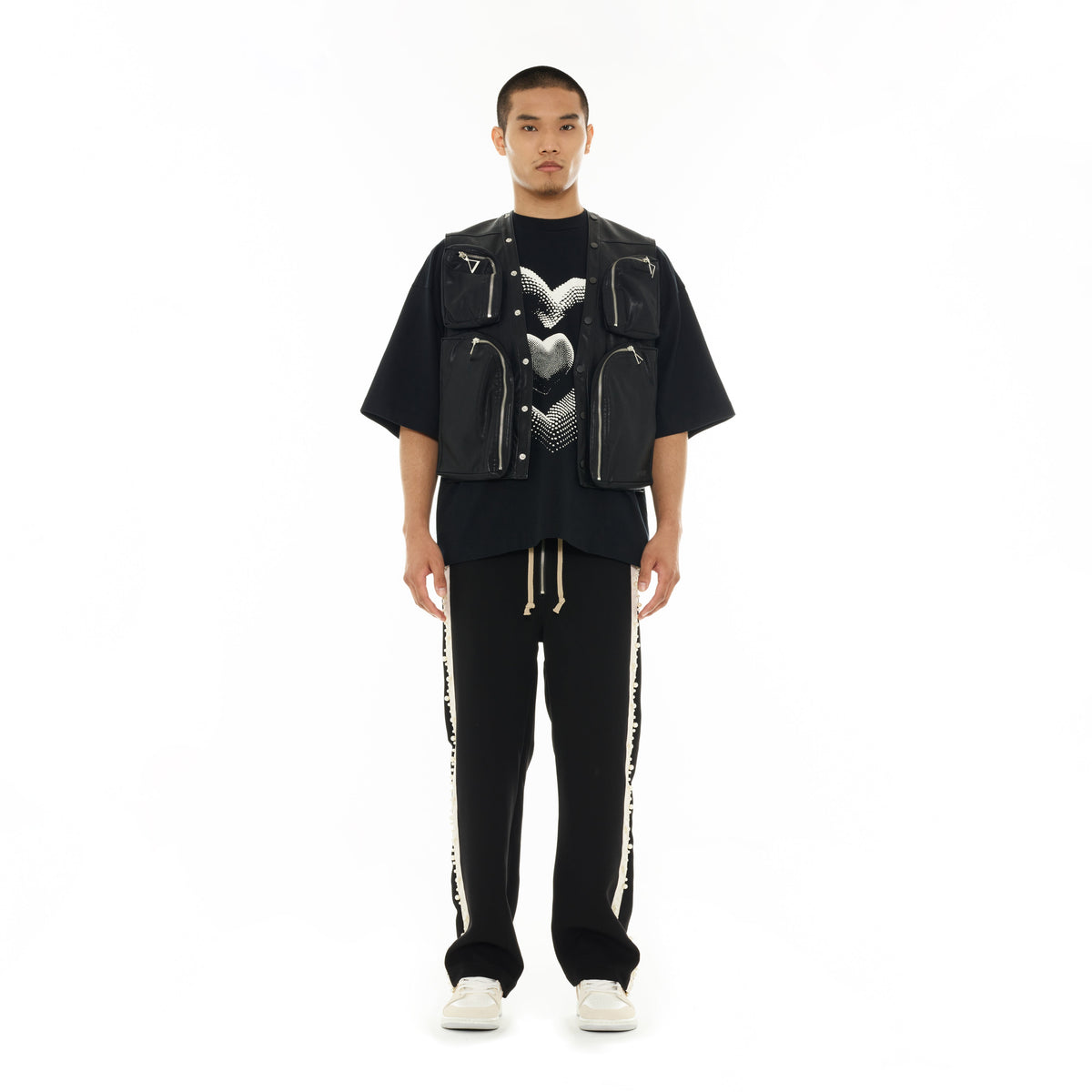 Hvman's Baggy Track Pants | Black