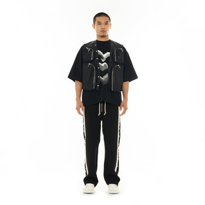 Hvman's Baggy Track Pants | Black