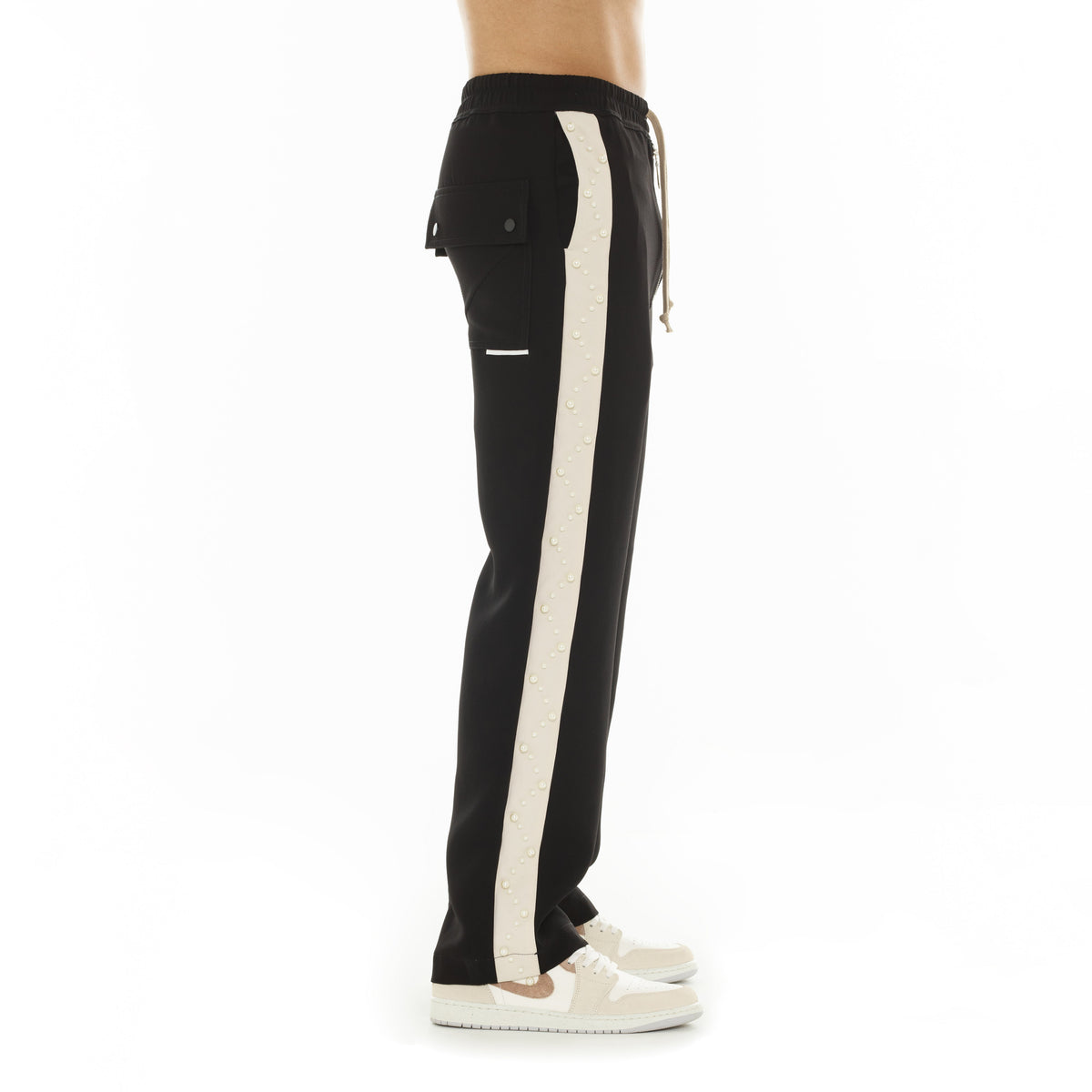 Hvman's Baggy Track Pants | Black