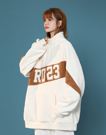 Quarter Zip Up Sweatshirt