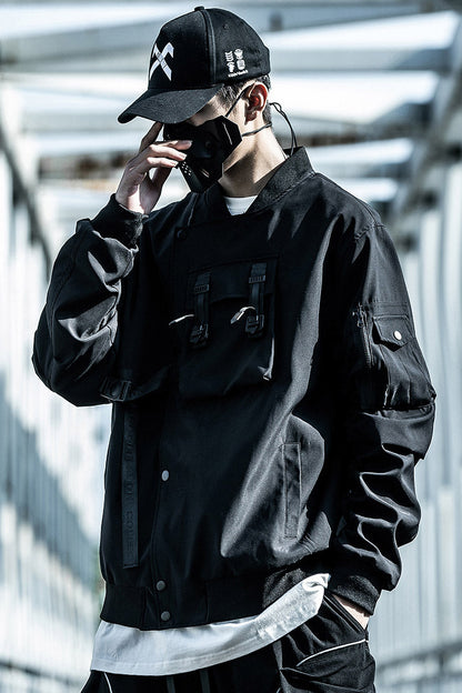Dusk Scar Slash Bomber Jacket