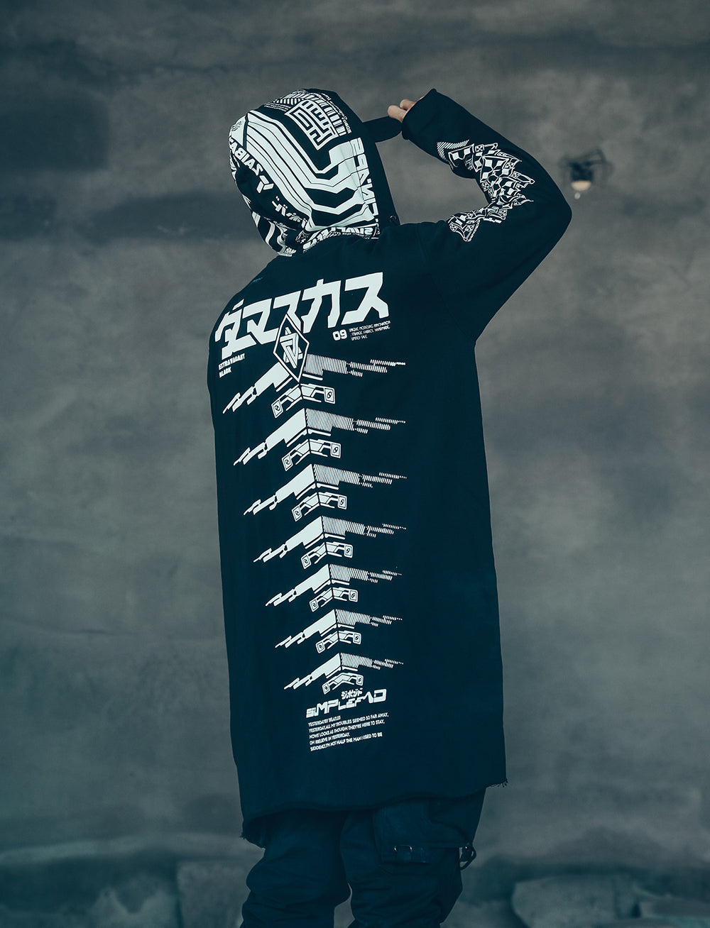Cyber Alien Trench Coat