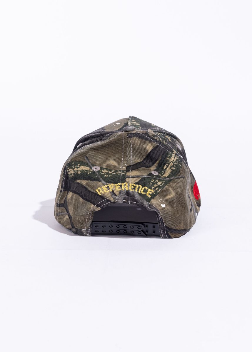 Unisex New York NY Real Apple Tree Camo Snapback Hat