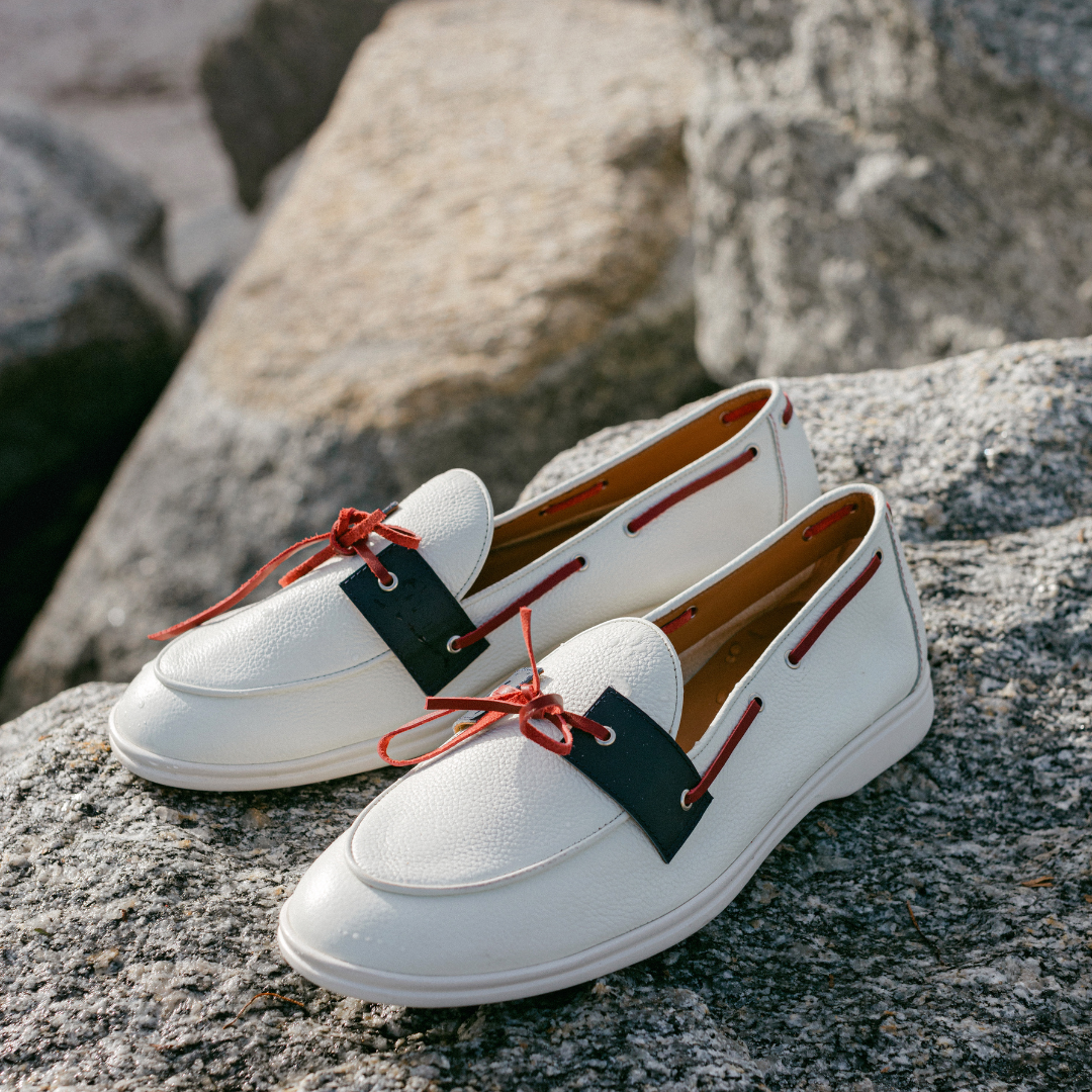 Men's Red, White, & Blue Barca Yacht Loafer