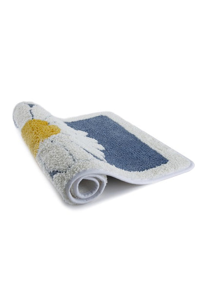 Soft Bath Mat - Flower