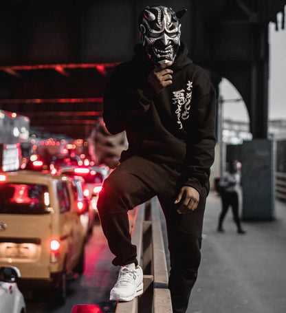 Japanese Rid Evil Hoodie | Black