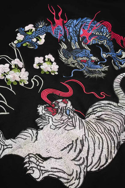 War of Beasts Embroidered Sweater