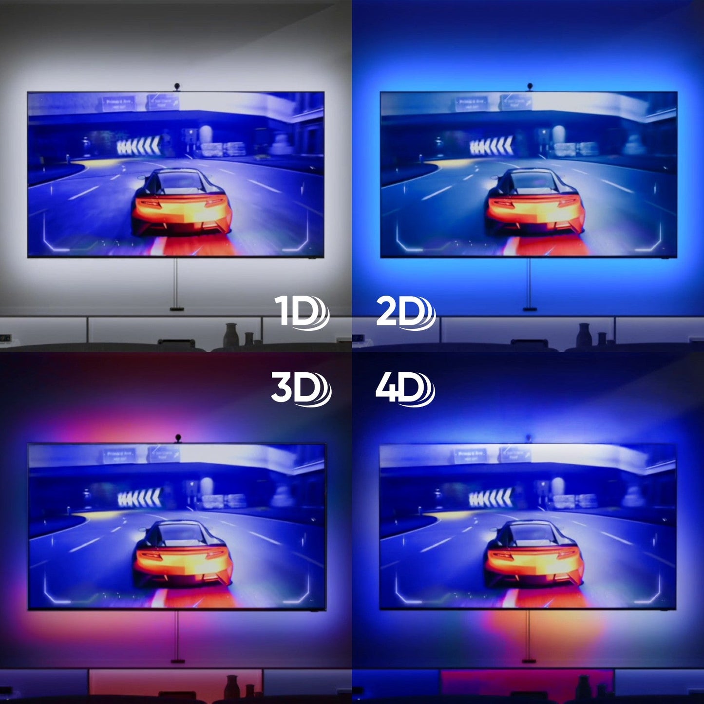 Nanoleaf 4D TV Screen Mirror + Lightstrip SMK For TVs up to 85"