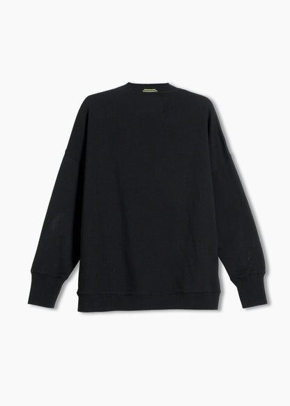 Sweatshirt Reflective Tape Sweatshirt | Black