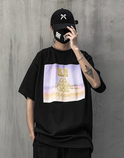 Atom Bomb Faded Tee — alternate product view | KRIFFA