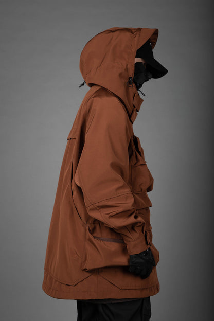 Brown Storage X Tech Jacket