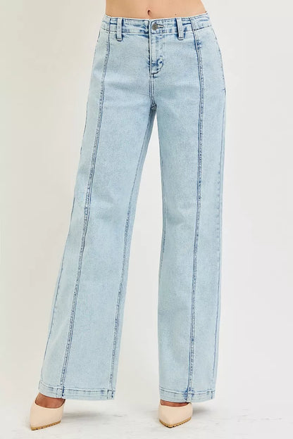 Slouchy Wide Leg Jeans