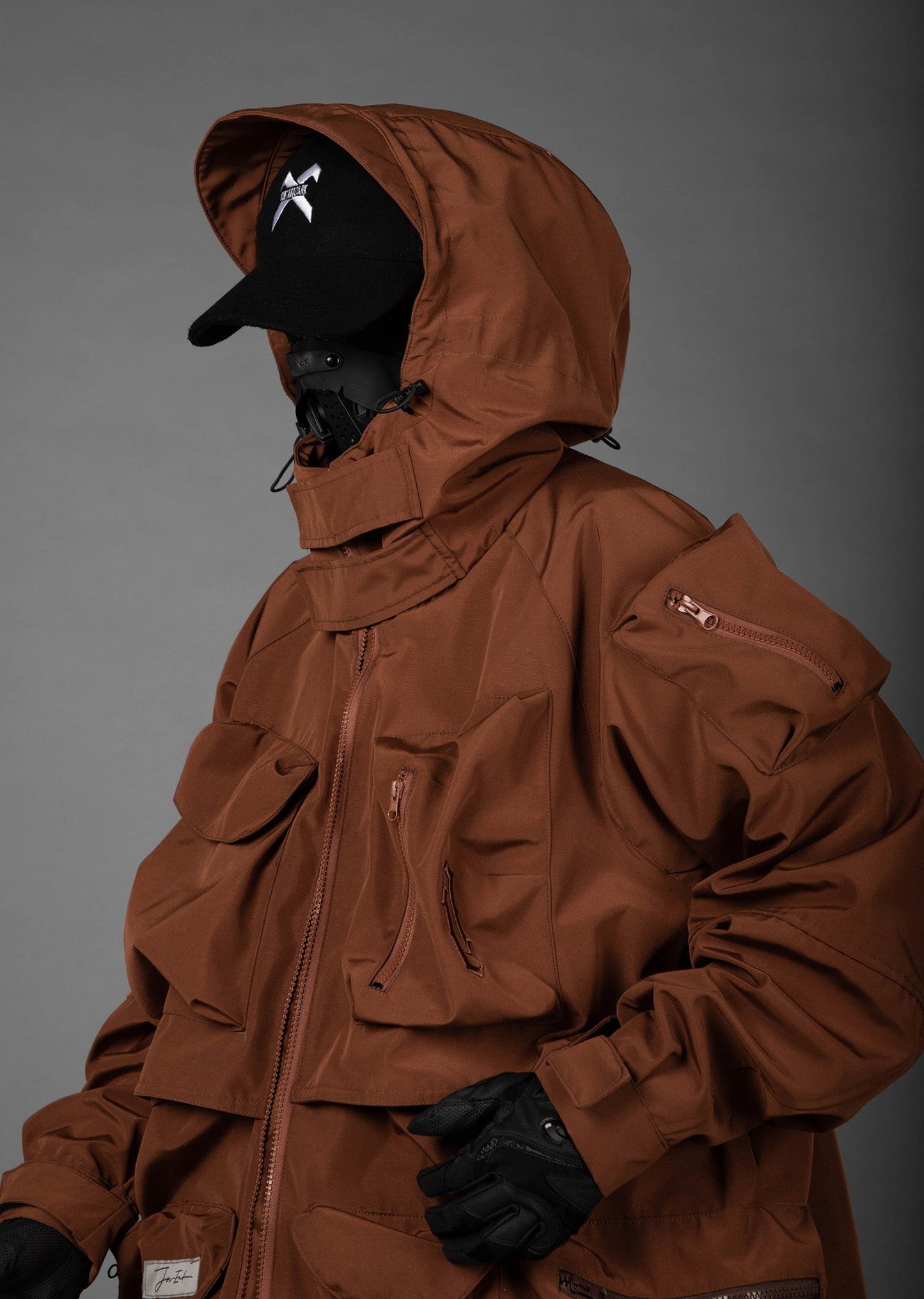 Brown Storage X Tech Jacket