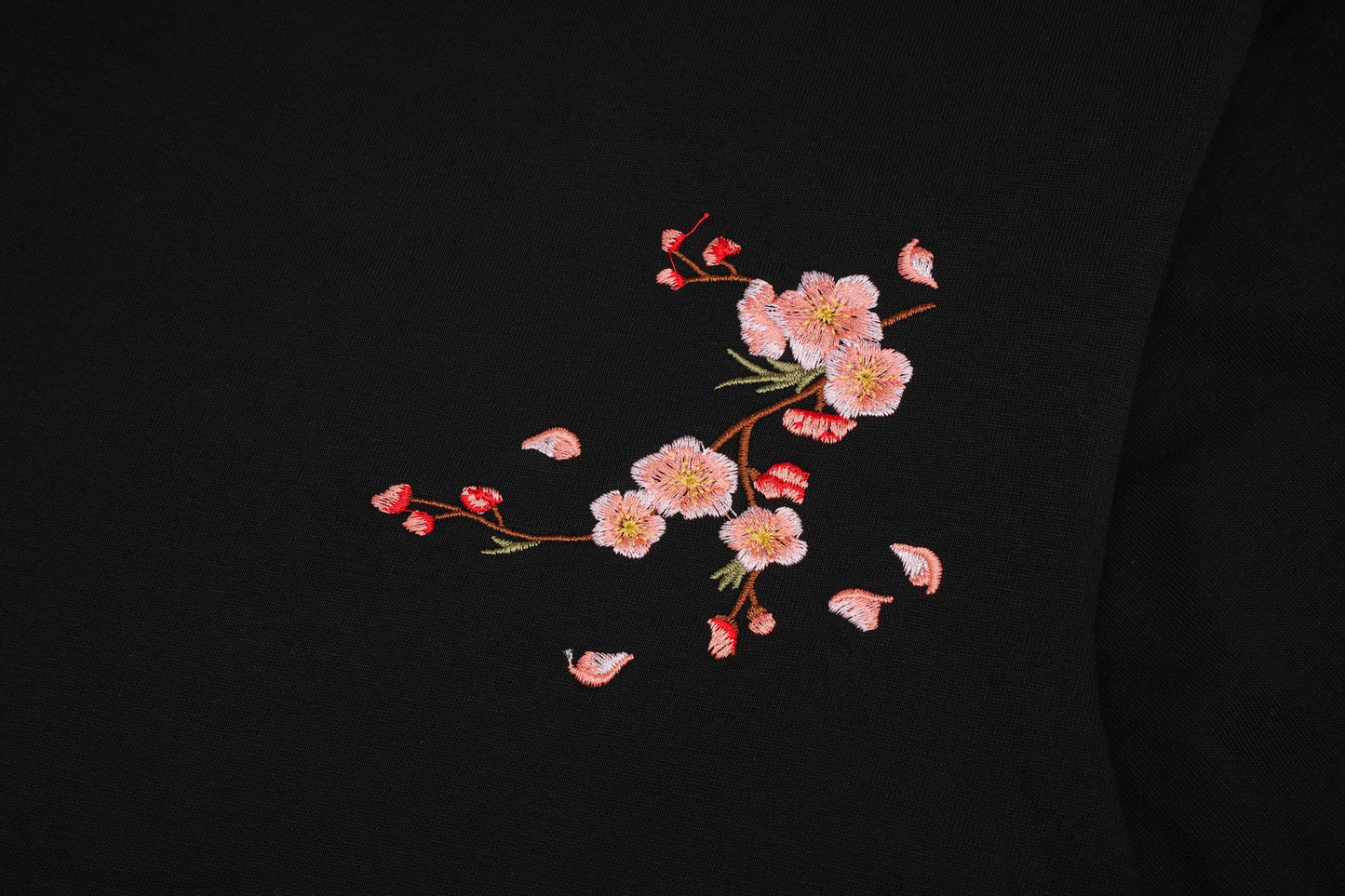 Sakura Flowers Embroidered Tee