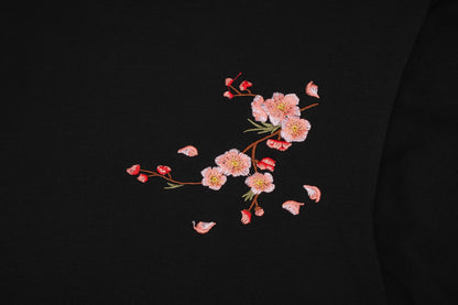 Sakura Flowers Embroidered Tee