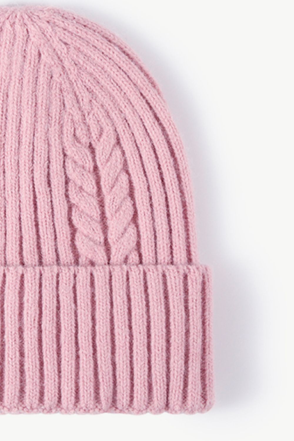 Cable-Knit Cuff Beanie