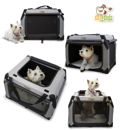 The Foldable Travel Dog Crate