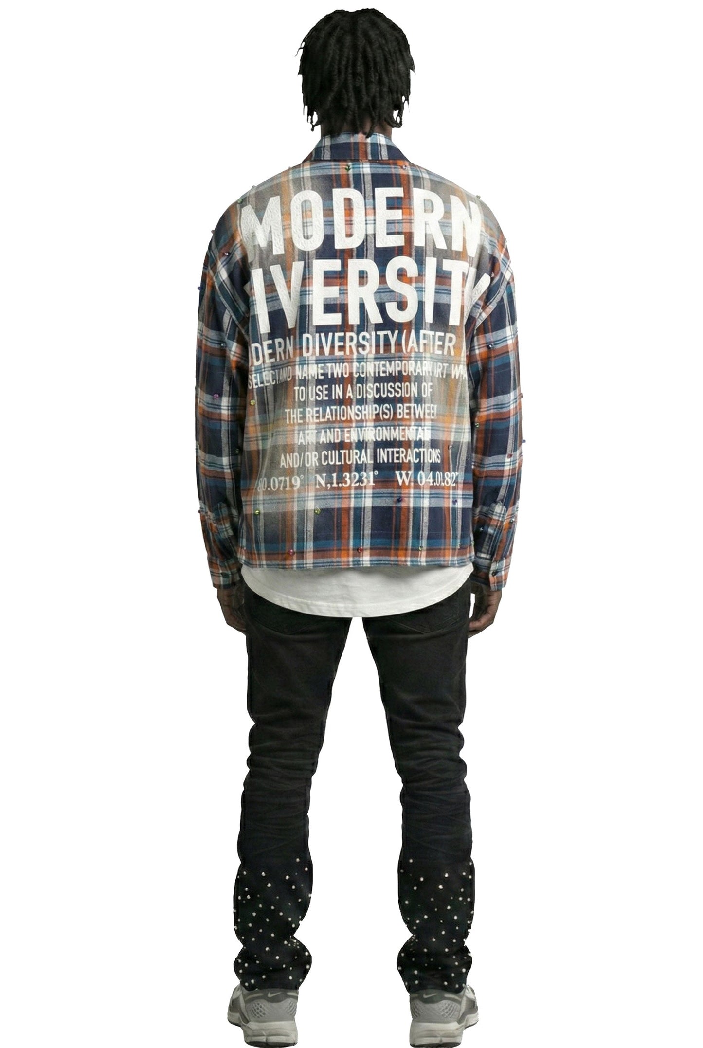 Long Sleeve Washed Flannel Crop Top Button Down Shirt