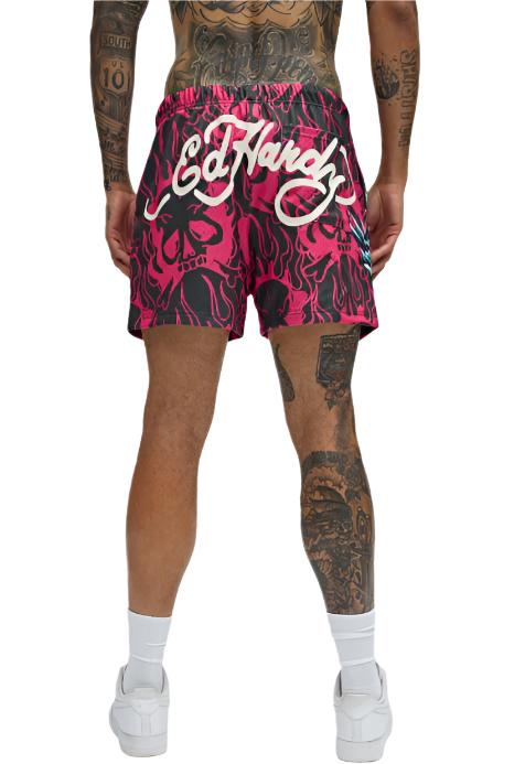 PANTHER/SKULL/DRAGON MENS MESH SHORT