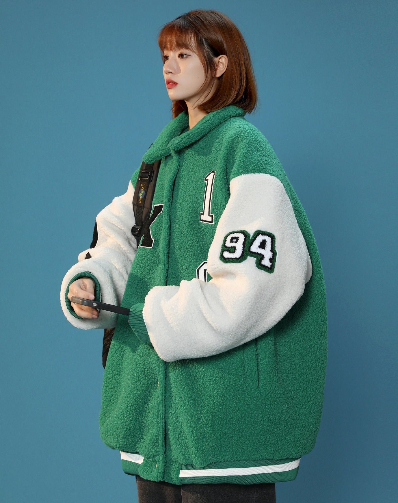 Year 94 Furry Varsity Jacket