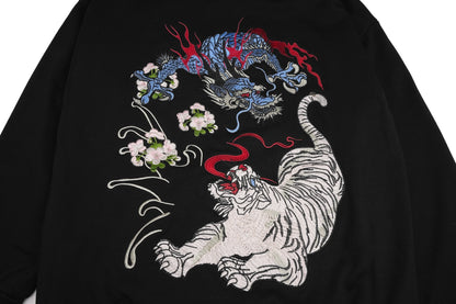 War of Beasts Embroidered Hoodie