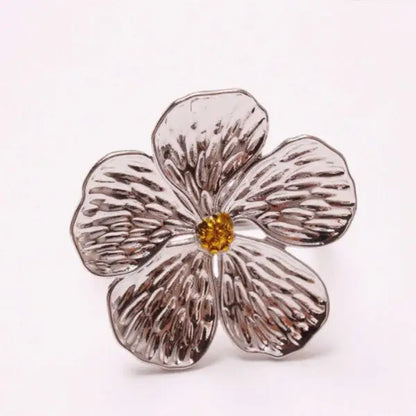 5 Leaf Flower Napkin Ring -Set of 6.