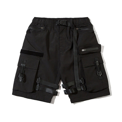 Paratrooper Matte Black Shorts