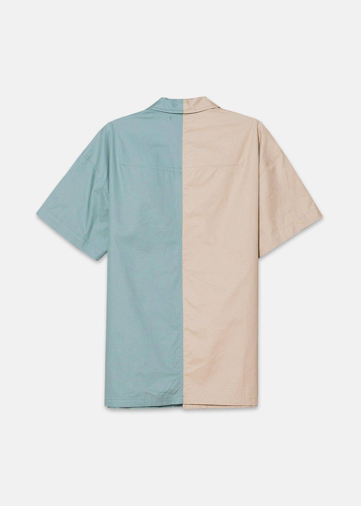 Bellow Pocket Oversize Short Sleeve Shirt | Khaki
