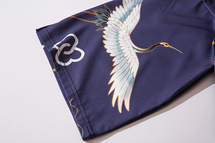 Purple Cranes Kimono