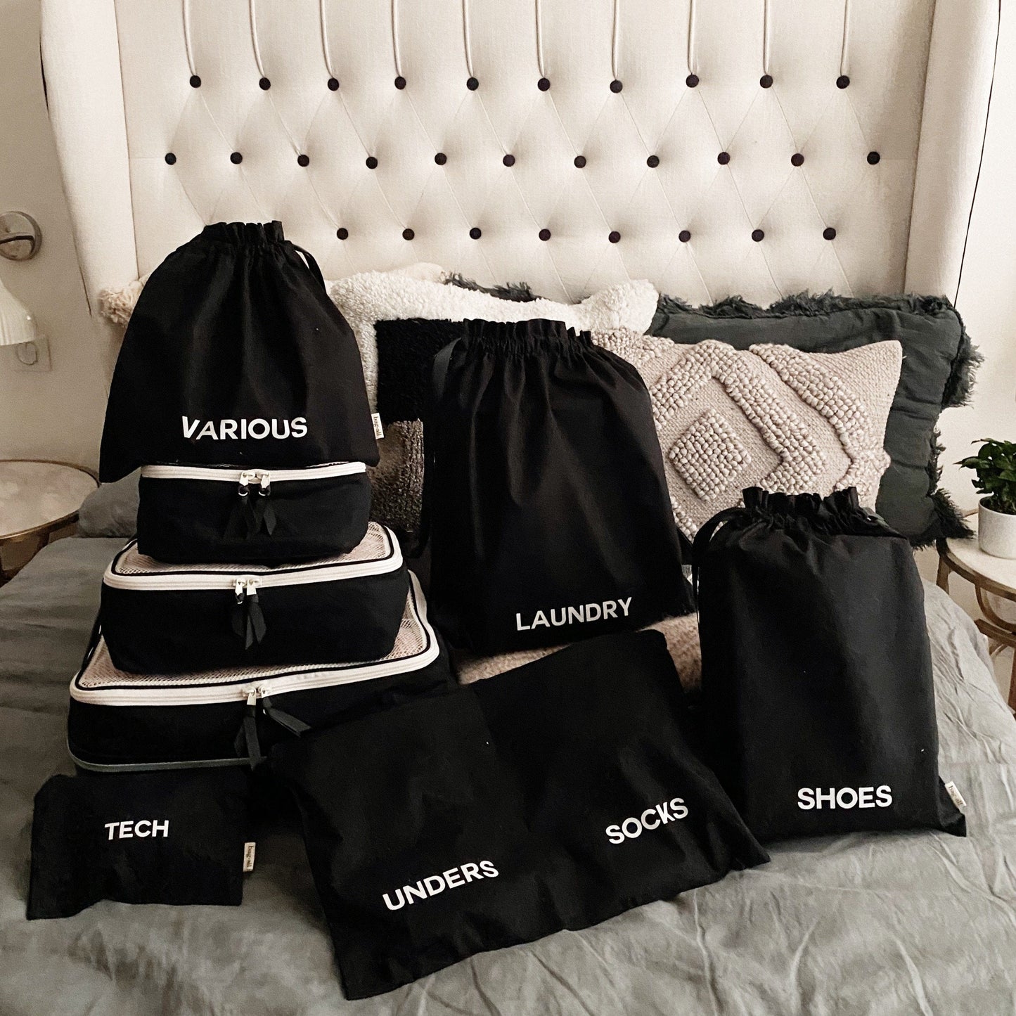 BA Travel Set| 8pc Black