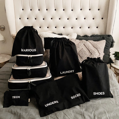 BA Travel Set| 8pc Black