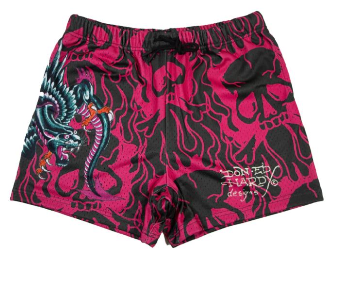 PANTHER/SKULL/DRAGON MENS MESH SHORT