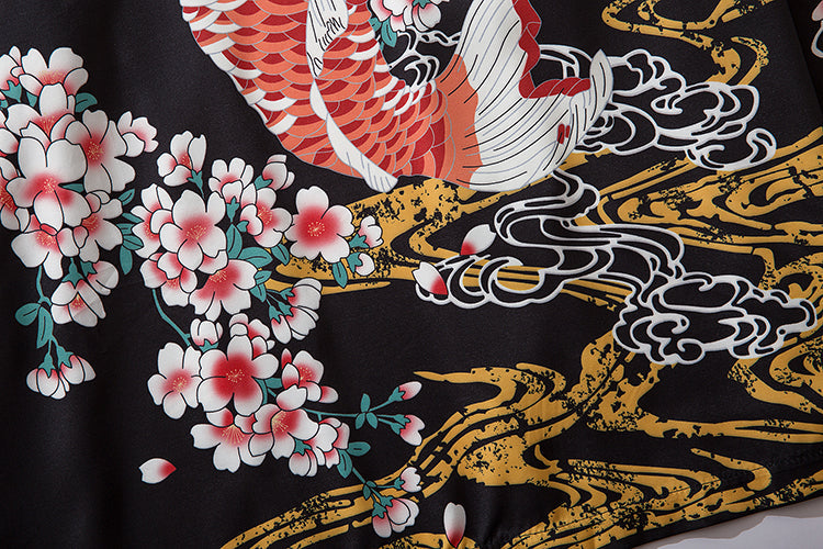 Fish in Spring Kimono