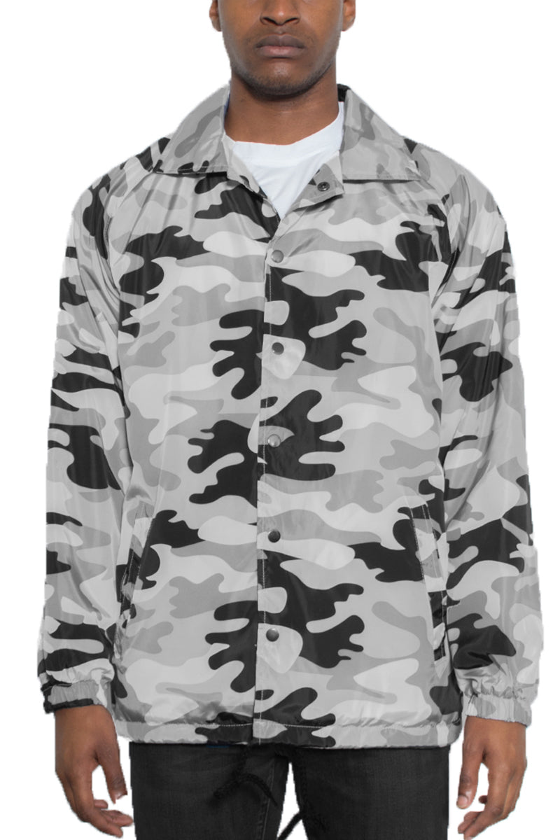 Camo Coachs Jacket