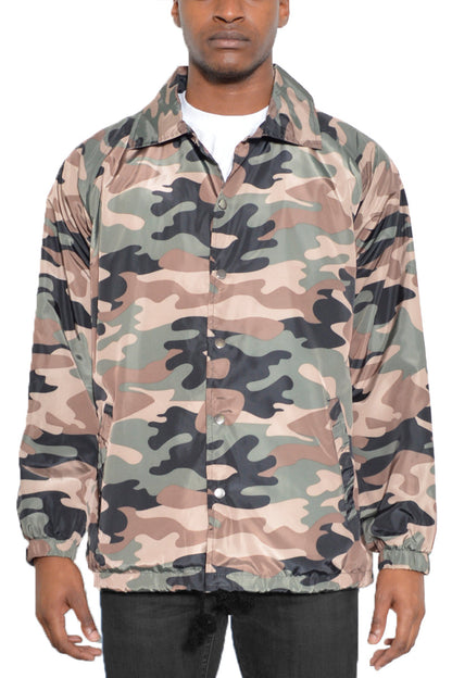 Camo Coachs Jacket