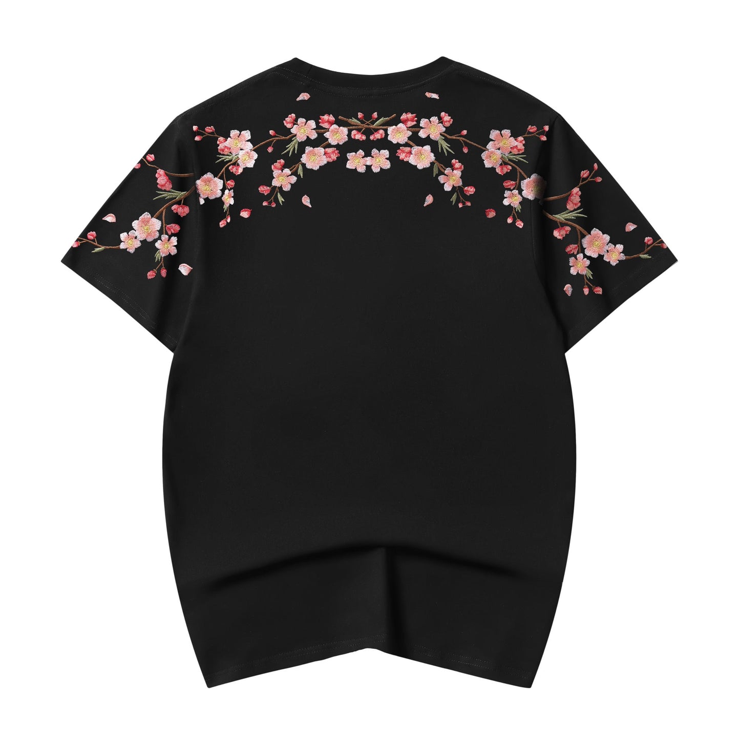 Sakura Flowers Embroidered Tee