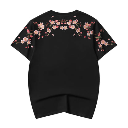 Sakura Flowers Embroidered Tee